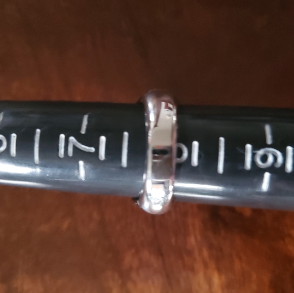 Chunky Black Bling Rhinestone Ring (Sz 7.75) - Picture 4 of 5